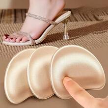 6pcs Self-Adhesive High Heel Shoe Insoles, Anti-Slip Breathable, Shock-Absorbing Thickened Foot Pads, Stronger Grip, Wear-Resistant Beige Heel Pads - Beige - View 8