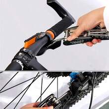 26newstyle Upgraded 17-In-1 Multi-Function Folding Bike Repair Tool Set (16-In-1 Wrench + 1 Silver Storage Bag), Mountain Bike Repair Tool, Bicycle Repair Tool, Repair Combination, Tire Repair Tool, Multi-Function Folding Repair Tool, Wrench Set Cycling Tool. Suitable For Mountain Bike And Road Bike Repair Tool Kit. Portable Tool Kit - A - View 6