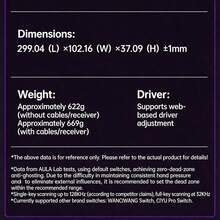 AULA MINI60HE Mechanical Magnetic Axis Keyboard, Tri-Mode Wireless Bluetooth Wired RT Gaming Keyboard With 8K Polling Rate, Optional Mouse For Desktop PC And Laptop - View 6