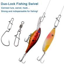 200個 Duo Lock 雙鎖快扣，高級旋轉實心環，不鏽鋼材質，適用於鹹水與淡水 - 彩色 - 查看 3
