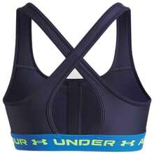 Under Armour حمالات الصدر رياضية نسائية - الأزرق - مشاهدة 4