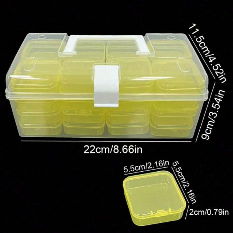 DIY Apparel & Needlework Storage - Yellow - View 1