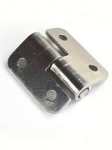 Detachable Hinge - 304 Stainless Steel, Left-Hand Lift Sliding Joint Design, Classic Durable Metal Hardware Accessory, Ensures Door Installation, Door Repair Parts, Smooth Metal Surface, Streamlined Hardware - Silver - View 5