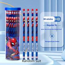 Disney Marvel Spider-Man Pencils, Student Stationery, Break-Resistant Lead, Cartoon Pencils For Beginners, HB Pencils, Back To School Season, 30pcs/50pcs - 30 Pcs - View 15