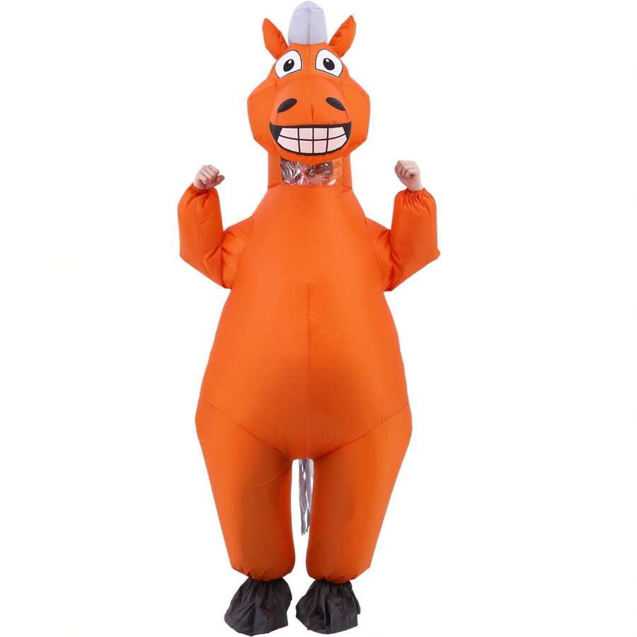Horse Inflatable Costume Dinosaur Inflatable Costumes Horse Costumes Fancy Dress Christmas Costume Adult Costume,Halloween - Brown - View 1