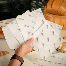 100pcs Food Basket Liners, Food Wax Paper, Oil-Proof Baking Paper - Food Packaging Paper, Suitable For Toast, Cake, Dessert, Bread And Tray Liners, For Home Kitchen Use 50/100/300pcs - Multicolor - View 8