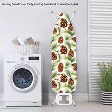 1pc Ironing Board Replaceable Cover , Autumn Mushroom Squirrel Print Polyester Household Ironing Table Cloth Ironing Board Cover - Multicolor - View 10