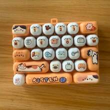 SANRIO Mood Recharge Station 26 Mechanical Keyboard Keycap Stress Relief Fingertip Toy Keychain Bag Pendant Gift - Multicolor - View 11