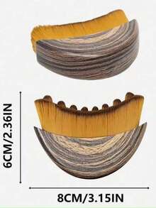 2pcs Lymphatic Detox Massage Brushes, Suitable For Face And Body, Ergonomic Design, Sculpt Face And Jawline, Reduce Puffiness And Fatigue, Travel Essential - Multicolor - View 4