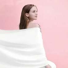 5 Packs Disposable Luxury Thick Towels, 70gsm Soft Non-Woven Fabric, Individually Wrapped, 70x140cm, Suitable For Travel, Gym And Outdoor Use, Disposable Large Bath Towels, Perfect For Travel, Beach, Shower, Swimming, Hiking And Camping, Bathroom Decor - White - View 7