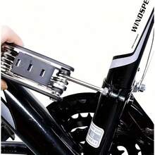 26newstyle Upgraded 17-In-1 Multi-Function Folding Bike Repair Tool Set (16-In-1 Wrench + 1 Silver Storage Bag), Mountain Bike Repair Tool, Bicycle Repair Tool, Repair Combination, Tire Repair Tool, Multi-Function Folding Repair Tool, Wrench Set Cycling Tool. Suitable For Mountain Bike And Road Bike Repair Tool Kit. Portable Tool Kit - A - View 8