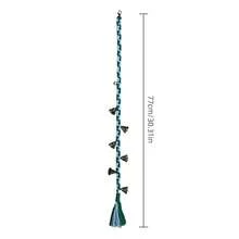 Pet Braided Doorbell Rope, Dog Training Braided Leash, Travel Braided Bell Rope, Guide Dog Braided Doorbell Rope, Pet Toilet Signal Dog Leash, Door Lock Exit Signal Dog Training Doorbell Rope - Green - View 3