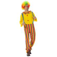 Adult Male Clown 2 In 1 Top Halloween Carnival Night Cosplay Costume Circus Bar Party Makeup Ball Character Performance Costume - Multicolor - View 4