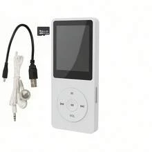 1.8 Inch LCD Screen MP3 MP4 Music Player With Bluetooth, 32GB TF Card, HD Speaker, FM Radio, Voice Recorder, E‑Book Reader, Lossless Sound Mini Portable Audio Player For Sports Running, Ideal Birthday Christmas Gift,150mAh - View 3