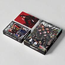 55Pcs RUN IT Photocards 2026 World Tour Lomo Cards K-Pop Collection Cards 2026 SK RUN IT Photocards World Tour Same Style Celebrity K-POP Merchandise Cards - Multicolor - View 4