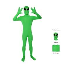 Halloween Stage Performance Cosplay Jumpsuit Green - Multicolor - View 8