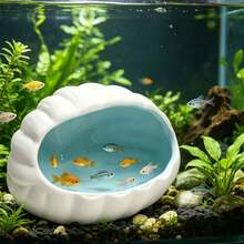 Fish Tank Shell Decor Hideout New Style Pet Shelter Cute Goldfish Shrimp Breeding Nest Personalized Ceramic Cave - A - View 1