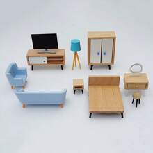 1:12 Scale Dollhouse Miniature Furniture, Role Play Decor, Holiday And Party Display Mini Scene Props - Multicolor - View 1