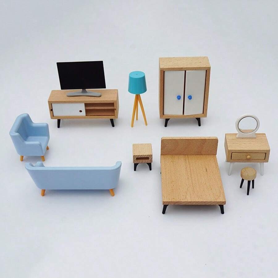 1:12 Scale Dollhouse Miniature Furniture, Role Play Decor, Holiday And Party Display Mini Scene Props - Multicolor - View 1