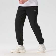 Columbia Men's Outdoor Comfortable Breathable Minimalist Tapered Leg Casual Woven Long Pants - Black - View 2