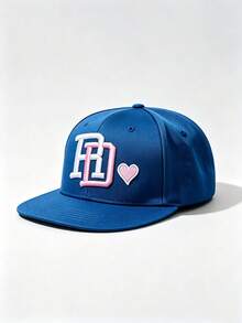 1 buah Topi Snapback Bordir Hati Monogram FD Warna-warni, Topi Visor Datar Bernapas untuk Pria dan Wanita, Gaya Hip Hop, untuk Pemakaian Sehari-hari - Berbagai gaya - View 5
