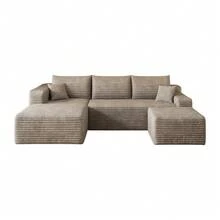 Sofa Camel 4 Seat Made Of Fabric For Living Room - 駱駝色 4 人座 - 查看 9