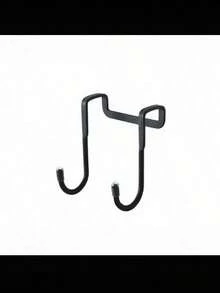 1/2pcs Stainless Steel Double S-Shaped Hooks, No Drilling Required, Back Door Cabinet Storage Hooks, Kitchen & Bathroom Use, Multi-Color, Kitchen Storage & Organization - View 8