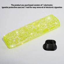 1SET Multi-Color Luxury Full Rhinestone Portable Shockproof Electronic Cigarette Protective Case Soft Shell Case FOR IQOS ILUMA I ONE, International Design Master Jack Pang Used Approximately 8000 Grade A Artificial Rhinestones To Create A 360° Full Body Lambertian Reflective Luxury Effect, Suitable For Daily Use Or As A Gift For Mom, Girlfriend, Boyfriend, Lover - Diamond Version - View 19