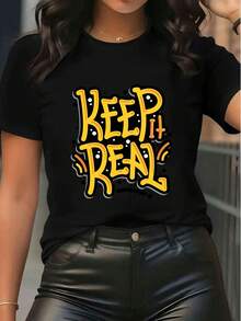Women T-Shirts - 黑色 - 查看 1