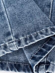 Girls' Denim Jeans, New Fashion Summer Style - Blue - View 7