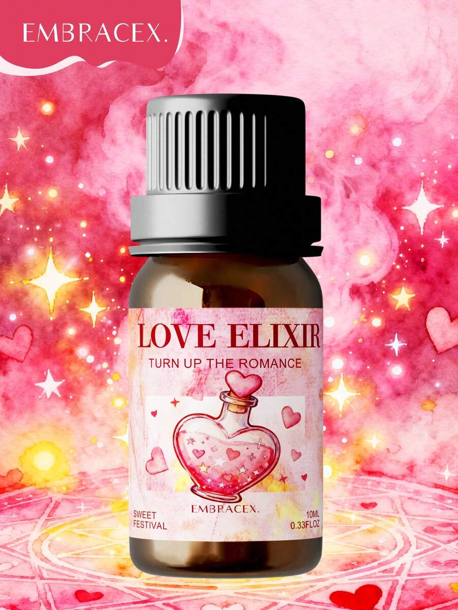 EMBRACEX. 1瓶10ml Love Potion香精油，情人節禮物，專業級Love Potion香精油，10ml，適用於擴香機、蠟燭、手工皂，0.33 Fl Oz，蠟燭與手工皂製作用香精油