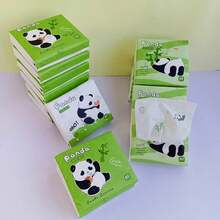 1/2/4/8/16 Kemasan [60 Lembar Per Kemasan] Tisu Wajah Bermotif Panda Tangyuan, Tisu Wajah Bermotif Kemasan Kecil, Tisu Wajah Kemasan Kecil Portabel, Perlengkapan Perjalanan, Kerja, Belanja, Sekolah [Warna Acak] - Beraneka warna - View 6