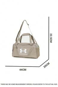 Under Armour UA Undeniable 5.0 XS 男女通用旅行包，户外运动、健身、日常旅行，手提、单肩、斜挎包 1369221-203 - 卡其色 - 查看 3