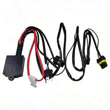 H4 High/Low Beam Relay Wiring Harness, Waterproof Dual Xenon Lamp Controller Cable, Car Headlight Modification Wire - H4 Bi-xenon Hi/Lo Wiring Harness - View 8