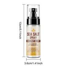 SUMIFANG Coconut & Sea Salt Styling Spray With Aloe Vera And Red Algae Extract, Lightweight Hold Matte Finish, Create Effortless Beachy Waves, Enhance Hair Texture, Lift Flat Roots, Nourish Hair, 80ml - Unscented - View 4