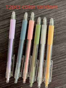 3件組手動可伸縮工藝刀與筆套組－莫蘭迪工藝工具，莫蘭迪色調，可更換刀片，適用於剪貼簿、名片印刷、DIY紙藝、剪貼簿用品，精密切割工具，人體工學設計（隨機顏色與款式） - 彩色 - 查看 16