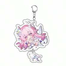 ‌Honkai Star Rail‌ Official Authentic Game Character Acrylic Keychain Pendant, Double-Layer High-Quality Acrylic, Cute Pattern Design, Suitable For Fans As Decoration Or Gift, Kafka, March 7th, Dan Heng - Multicolor - View 12