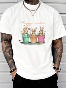 Men T-Shirts - 白色 - 查看 6