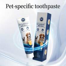 PC Petclear Pet Toothpaste, 2 Flavors Available: Chicken And Milk, Uses Pet-Favorite Chicken Flavor To Reduce Pet Resistance To Brushing, Making The Brushing Process Smoother And Solving The Difficulty For Pet Owners To Brush Their Pets' Teeth - Blue and White - View 5