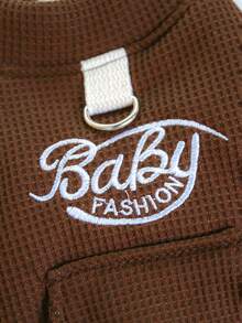 1pc Pet Clothes Dog Cat Apparel Small Dog Puppy Cute Fashionable Baby Jacket - Coffee Color - Coffee Brown - View 6