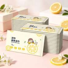 Cartoon Cute Portable Single Pack, Natural Pure Water Cleaning Wipes. Feature Is Randomly Sent In Multiple Styles - Multicolor - View 4