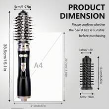 Upgraded Blow Dryer Brush Set, Hot Air Styler, Professional Hair Styling Tool | Multi-Function Styling Anti-Frizz, Anti-Static, Long-Lasting Hold, Create Voluminous Bangs/Layered Hairstyles - Multicolor - View 8