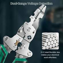 Stainless Steel Multi-Function Wire Stripper, Foldable All-In-One Tool, Suitable For Wire Stripping, Cutting, Twisting And Nail Clipping - C - View 4