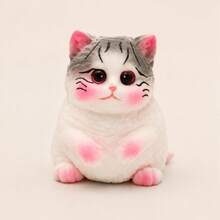 somoving Juguete antiestrés suave de gatito, accesorio fidget con temática animal adorable, dulce adorno de escritorio, maravilloso regalo de cumpleaños, vuelta a clases, Halloween & fiesta animada para jóvenes - Multicolor - Ver 8
