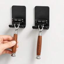 Minimalist Universal Hook, Suitable For Bathroom Accessories, Space-Saving Wall-Mounted Design, Suitable For Minimalist Style Men And Women, Rechargeable Phone, Perfect Storage And Organization, Razor Holder, Bathroom Decor, Suitable For Kitchen And Bathroom - Multiple Styles - View 8