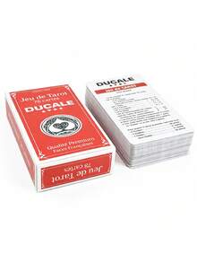 1 Kotak Tarot Prancis, 78 Kartu, Set Kartu Klasik, Cocok untuk Malam Permainan Keluarga, Permainan Papan Pesta, Buatan Prancis - MultiWarna - View 6