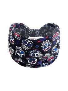 1 Halloween-Style Sports Headband-Soft, Stretchy, And Sweat-Wicking; Suitable For Yoga, Running, Fitness, And Everyday Styling. - Multicolor - View 12