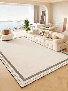 Minimalist Geometric Print Indoor Decorative Rug, Living Room Sofa Carpet, Bedroom Rug, Bedside Rug, Dining Room Kitchen Rug, Office Chair Mat, Entryway Door Mat, Picnic Blanket, Outdoor Camping Blanket - Multicolor--12 - View 11