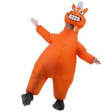 Horse Inflatable Costume Dinosaur Inflatable Costumes Horse Costumes Fancy Dress Christmas Costume Adult Costume,Halloween - Brown - View 2