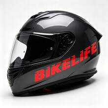 1 buah Stiker Vinyl Bikerlife - Tahan Air dan Tahan Lama, Sempurna untuk Dekorasi Tangki Motor, Stiker Pelindung Goresan Perekat Sendiri dengan Kutipan Berkendara, Sempurna untuk Perlengkapan Berkendara di Luar Ruangan, Sepeda Motor - A - View 9